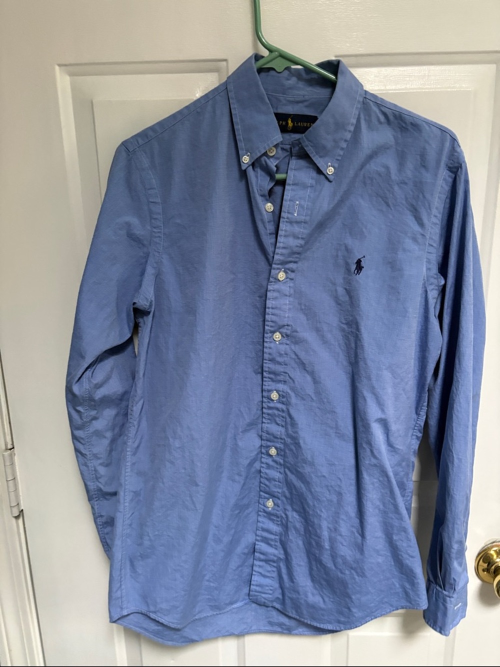 Ralph Lauren men's size small Light Blue Button-Down Dress Shirt